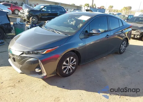 2021 Toyota Prius Prime Limited from USA, damaged, VIN JTDKAMFP2M3190485